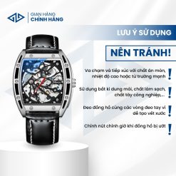 Đồng Hồ Cơ Nam Chenxi Phiên Bản Thùng Rượu - Form Ovan, Khung Thép PVD | AN04