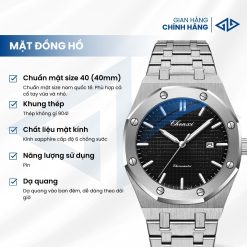 Đồng hồ cơ nam dây kim loại giá rẻ